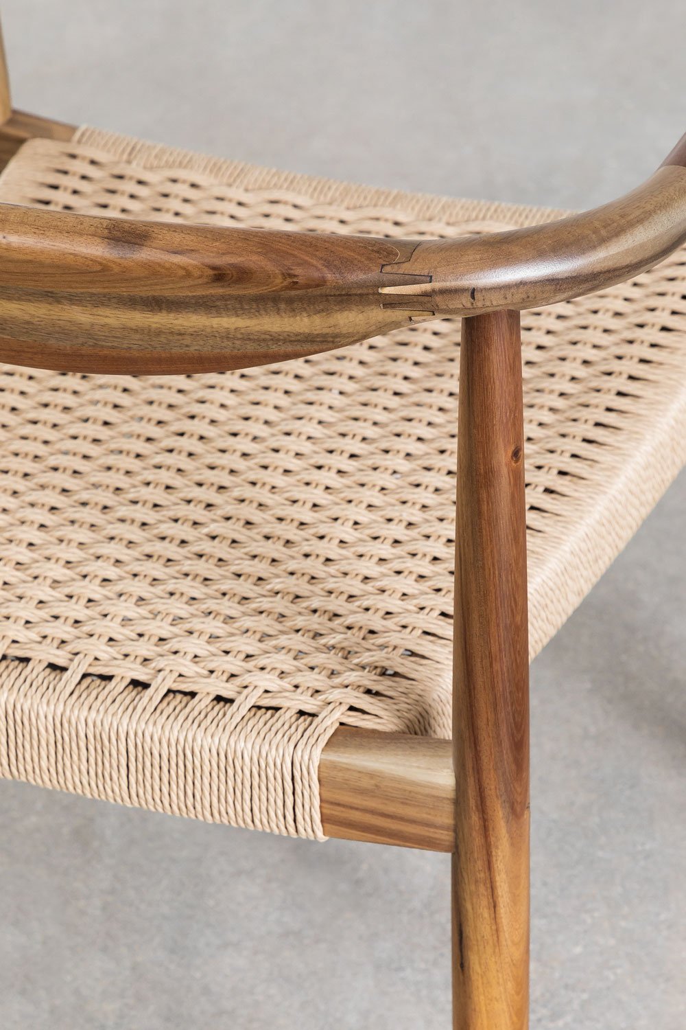 Pack de 4 sillas de comedor en madera de acacia Mallory         , imagen de galería 6