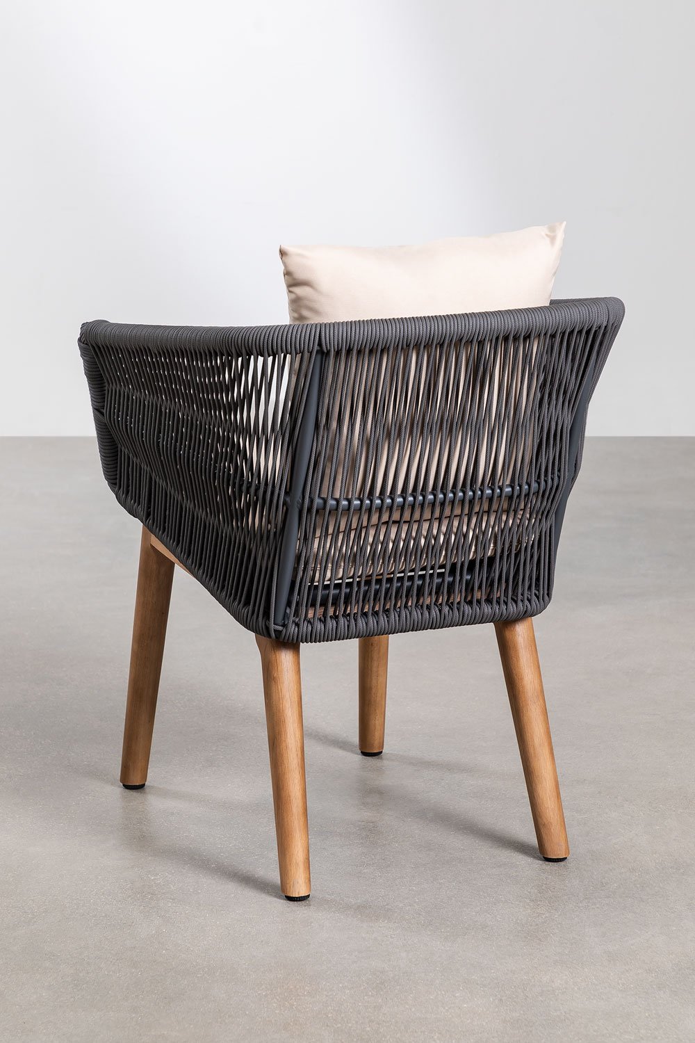 Set de Mesa Redonda en Madera (Ø100 cm) Naele y 4 Sillas de Comedor Barker , imagen de galería 7