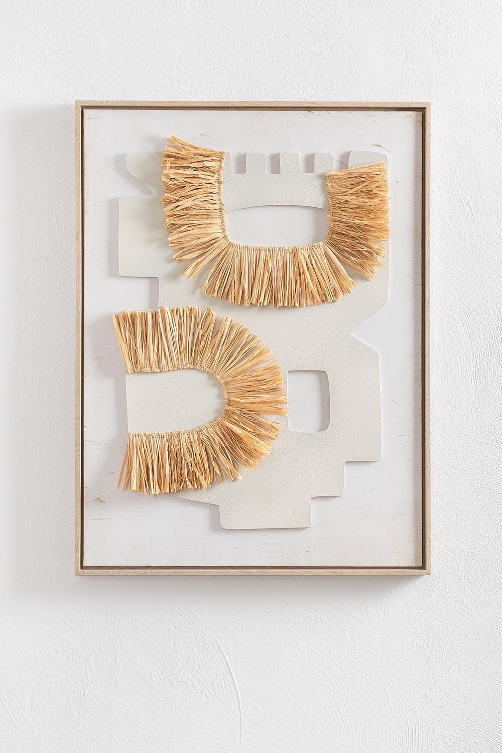 Cuadro Decorativo con Textura de Fibras Naturales (60x80 cm) Ulises, imagen de galería 1