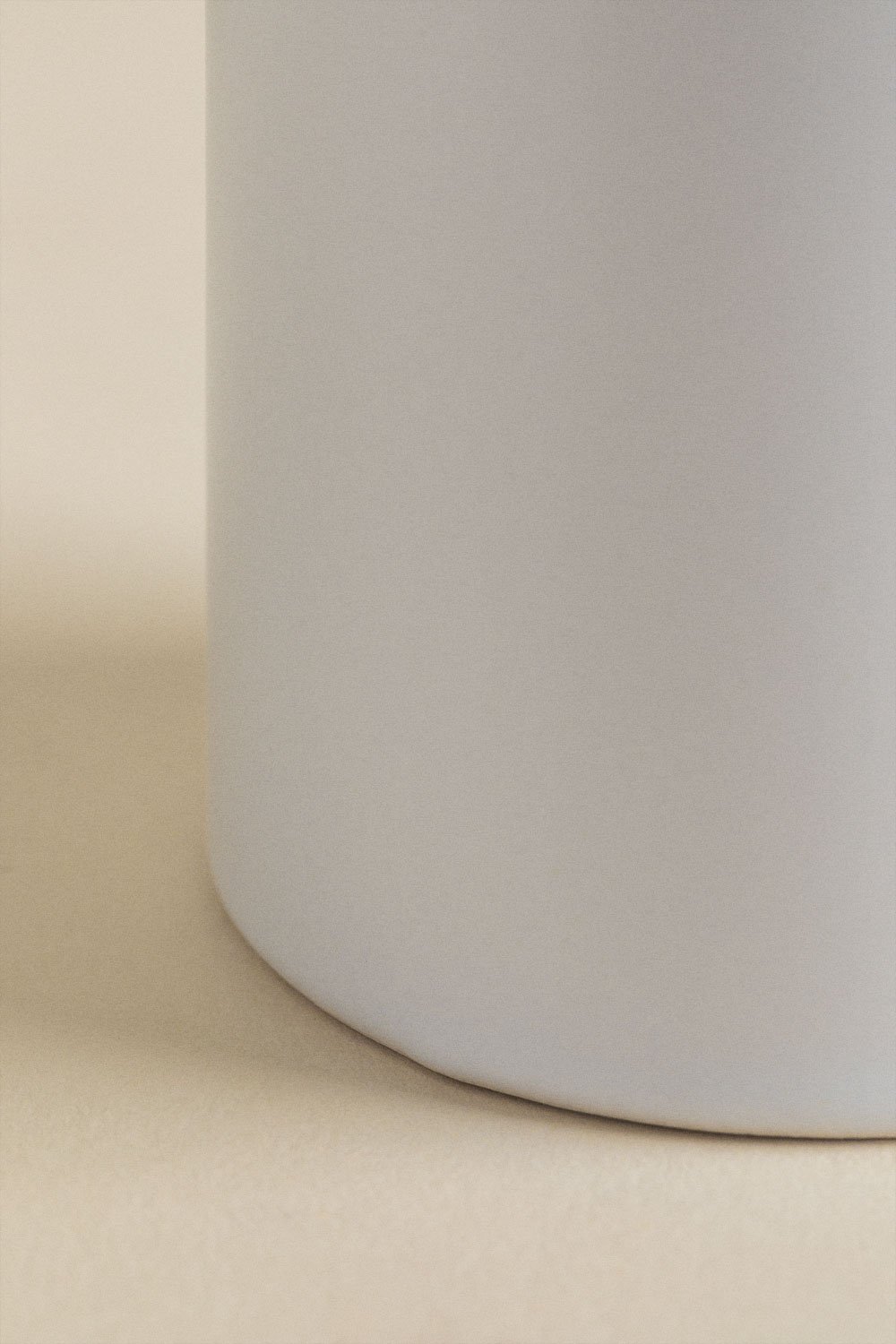 Dispensador Jabón de Cerámica y Bambú Blanco 16x9x15 cm — Qechic
