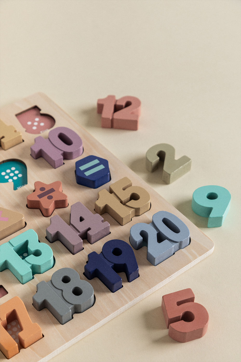 Puzzle cheap numeros madera