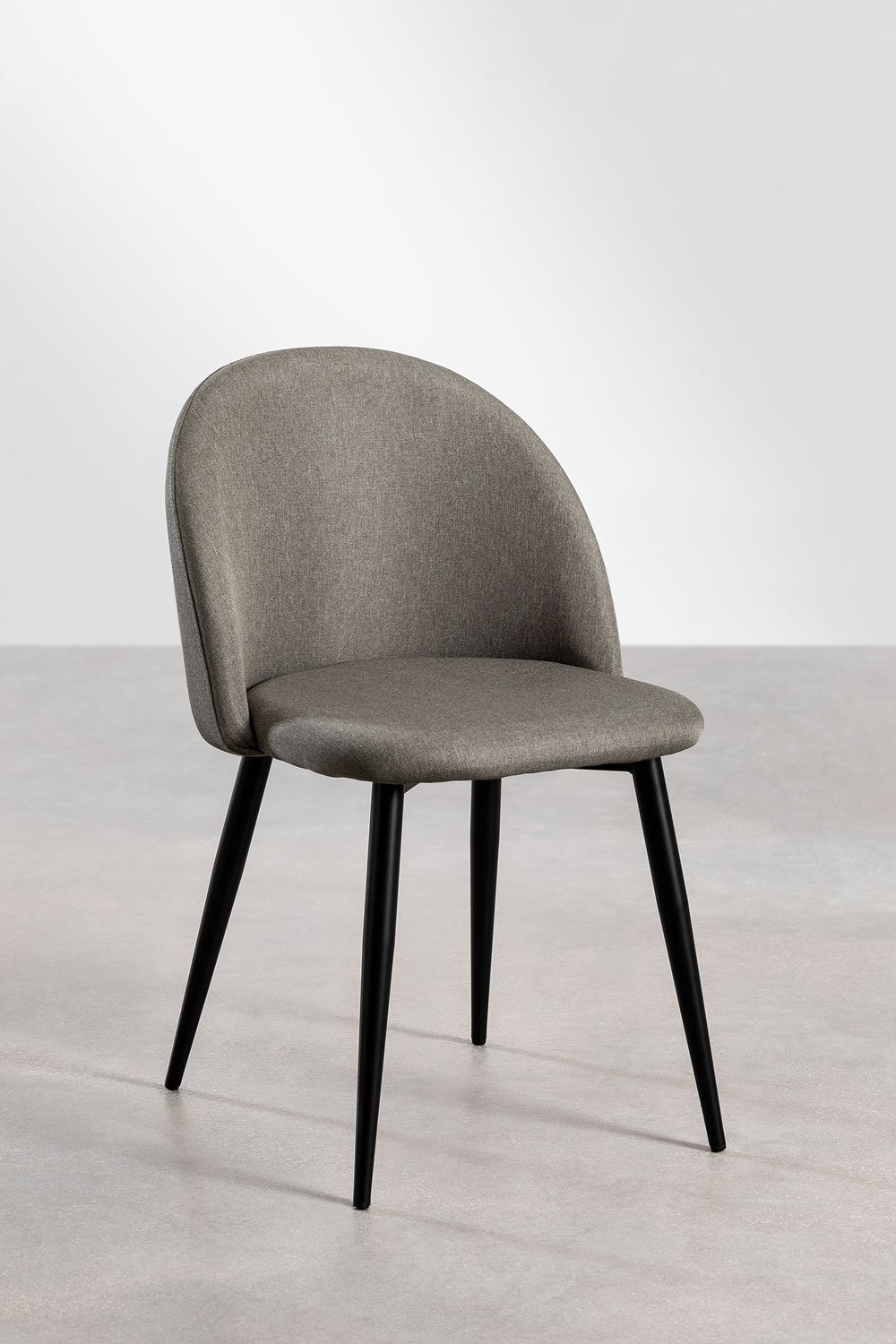 Silla de comedor tapizada y en acero Kana      , imagen de galer&iacute;a 4