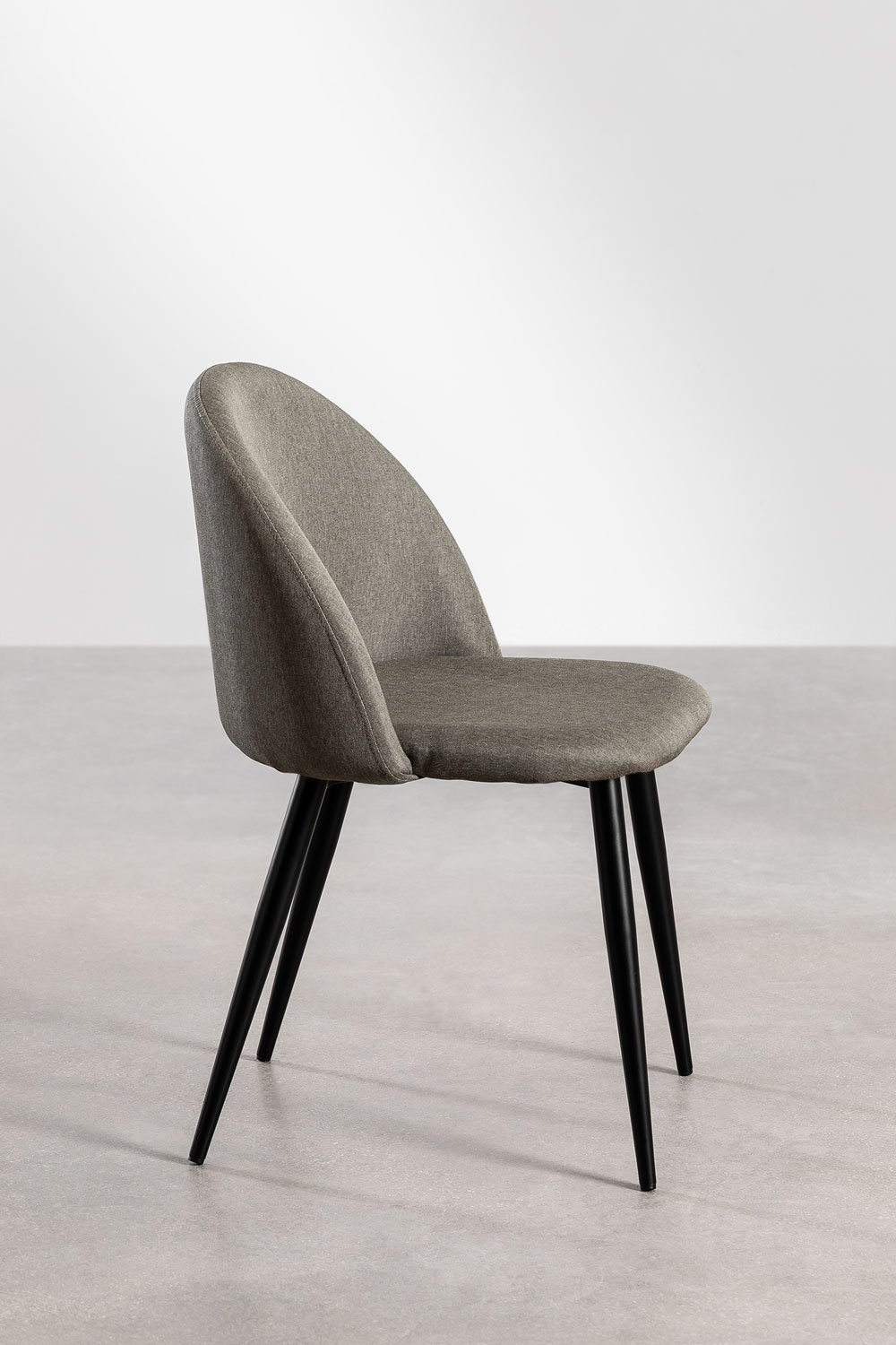 Silla de comedor tapizada y en acero Kana      , imagen de galer&iacute;a 5