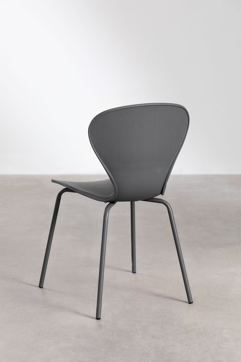 Pack de 2 sillas de comedor apilables en polipropileno y hierro Uit Colors     , imagen de galer&iacute;a 4