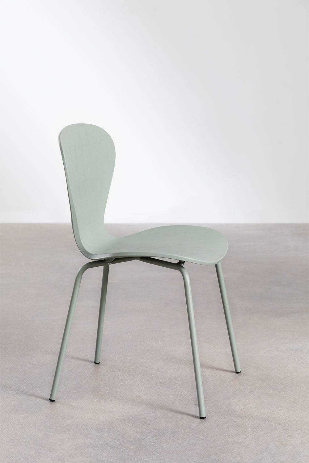 Pack de 2 sillas de comedor apilables en polipropileno y hierro Uit Colors     , imagen de galer&iacute;a 3