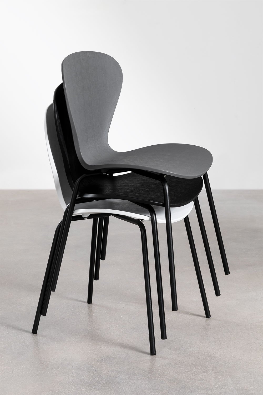 Pack de 4 Sillas de Comedor Apilables Uit       , imagen de galería 8