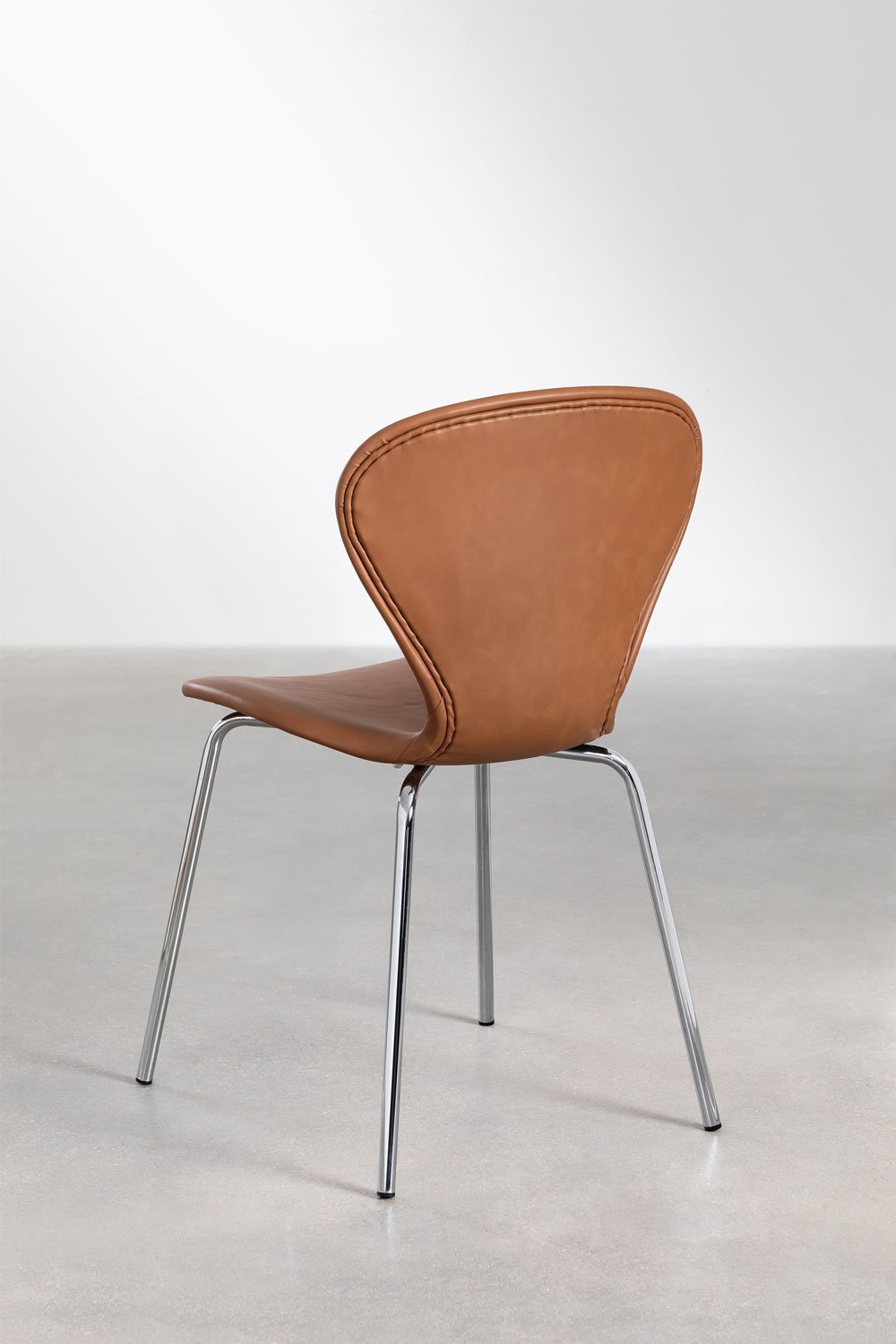 Silla de comedor apilable en polipiel Uit  , imagen de galer&iacute;a 3