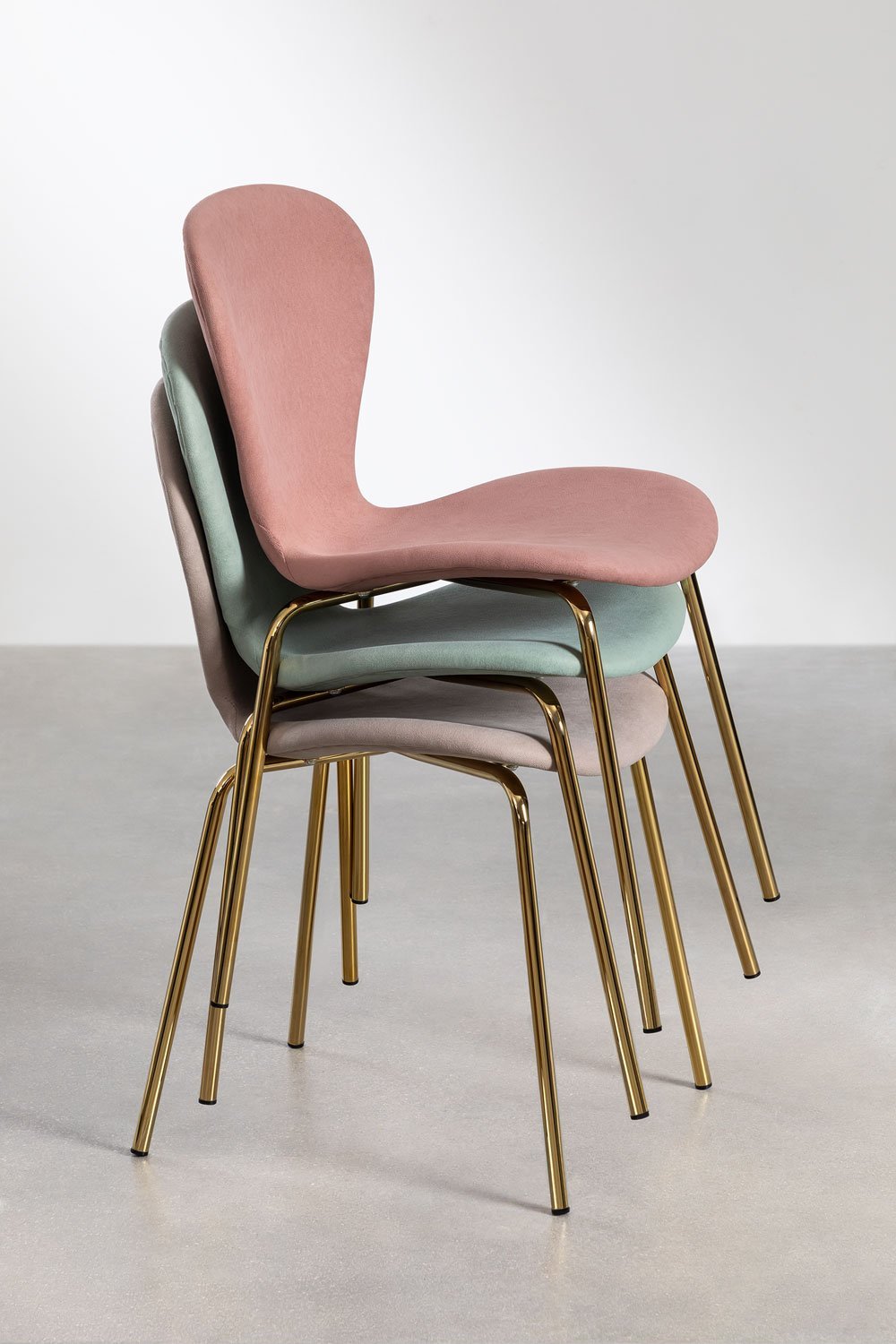 Silla de comedor apilable tapizada Uit, imagen de galería 8