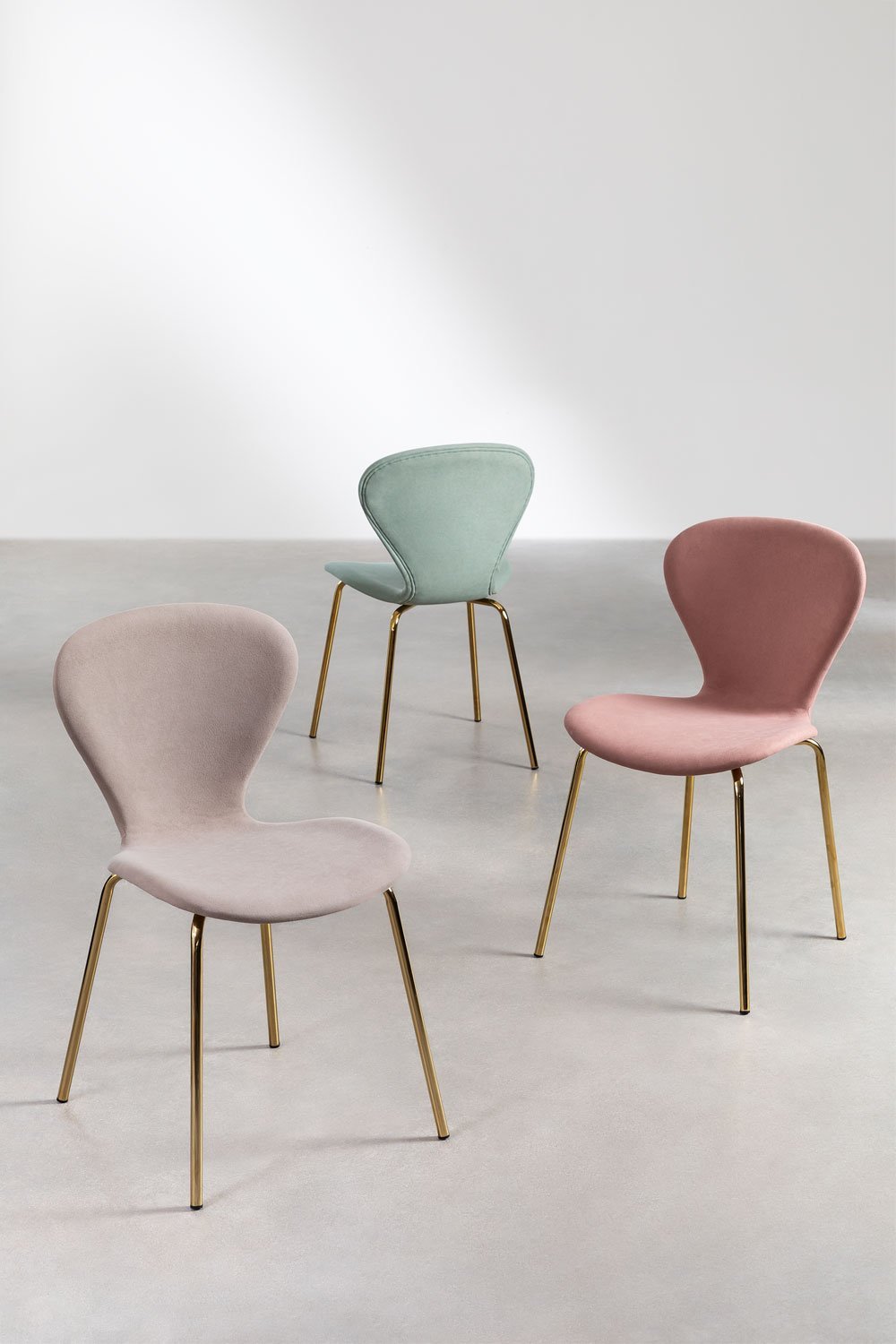 Pack de 4 Sillas de Comedor Apilables Tapizadas Uit, imagen de galería 8