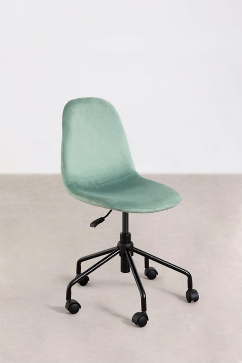 Silla de escritorio en terciopelo Glamm