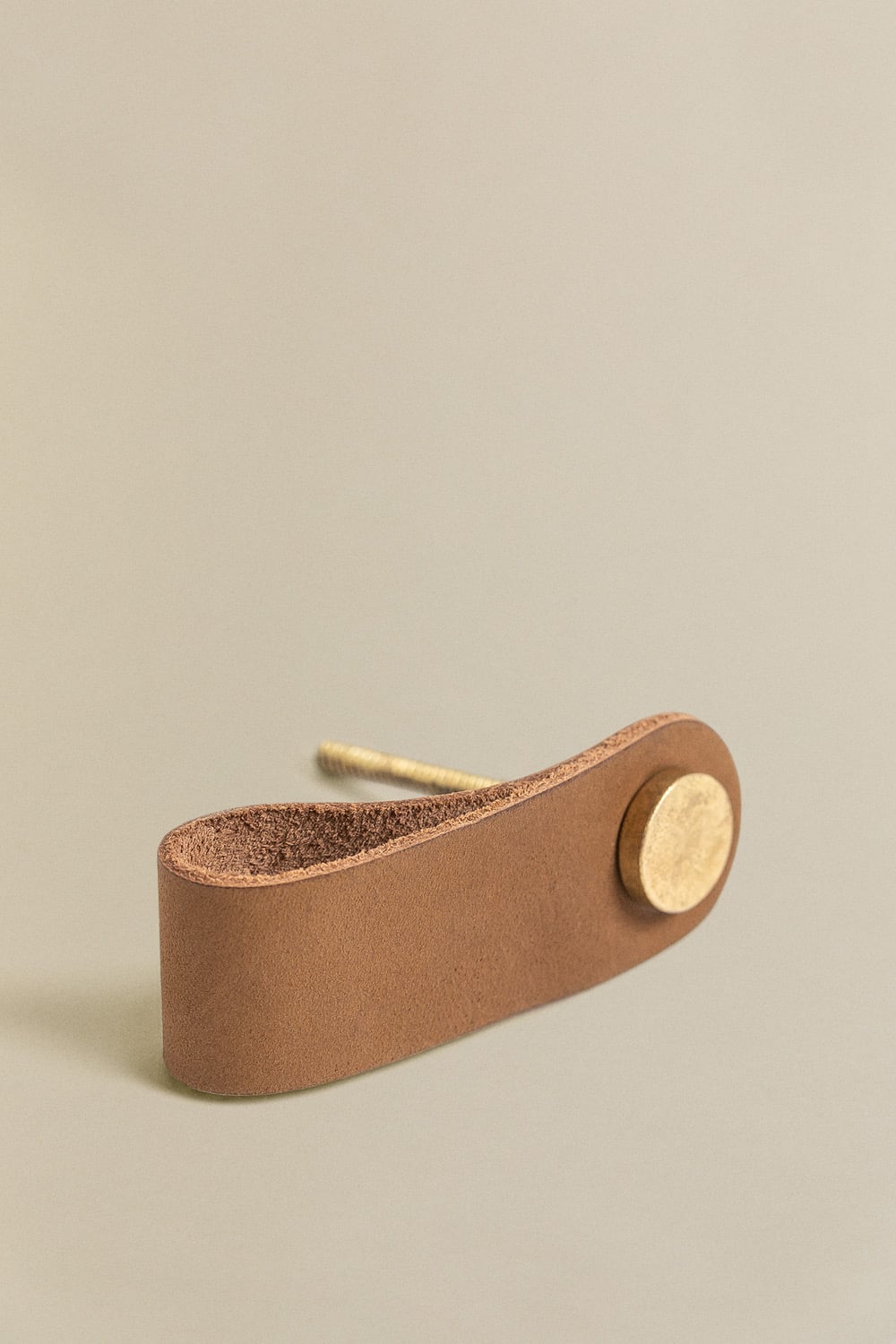 Pack de 2 tiradores en piel Jember, imagen de galer&iacute;a 3