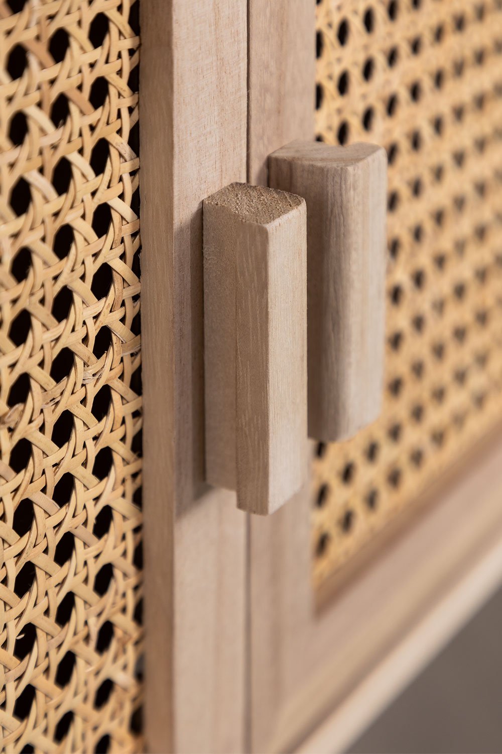 Mueble TV 150x35 cm de pared en madera Ralik, imagen de galería 6