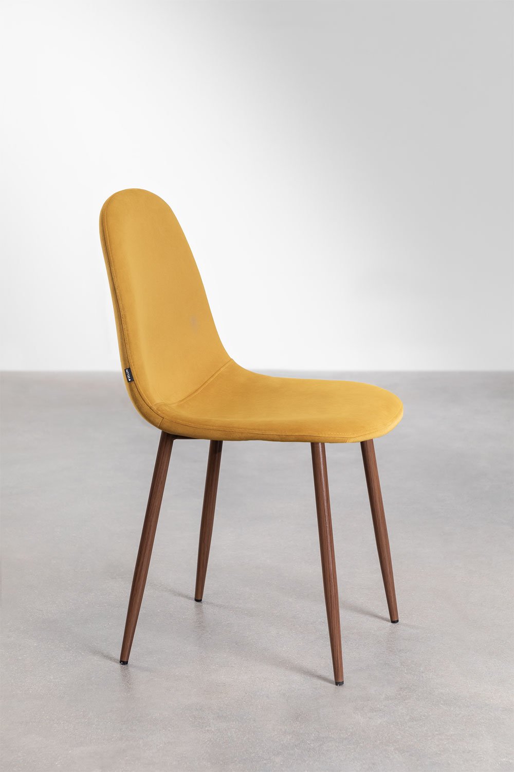 Pack de 4 sillas de comedor en terciopelo Glamm    , imagen de galería 2
