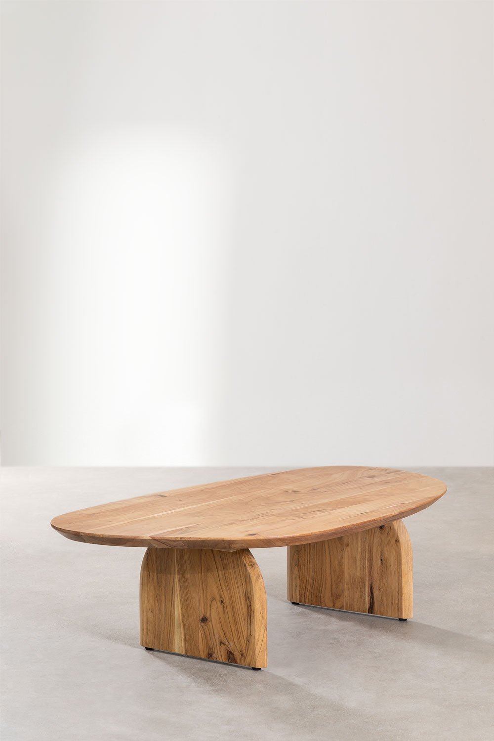 Mesa de centro en madera de acacia (135x80 cm) Bedum, imagen de galería 2