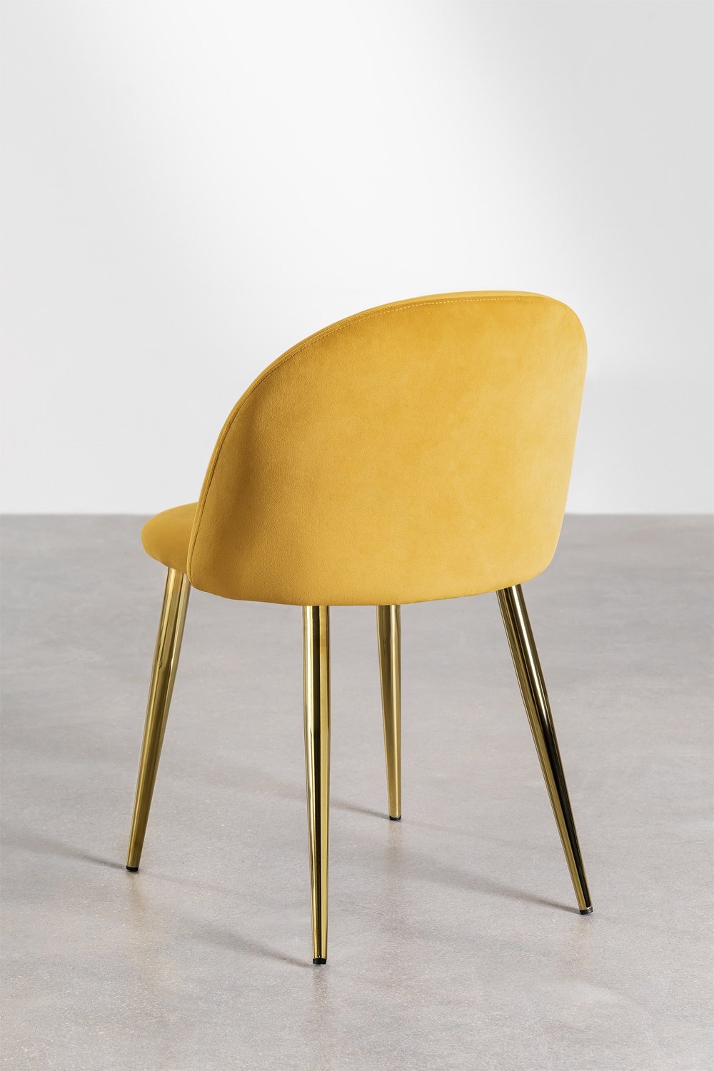 Pack de 2 sillas de comedor tapizadas en terciopelo Kana   , imagen de galer&iacute;a 3