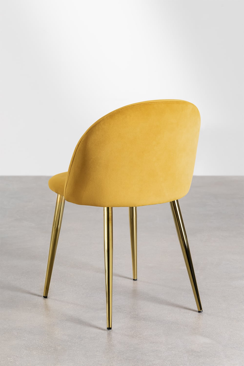 Pack de 4 sillas de comedor en terciopelo Kana   , imagen de galer&iacute;a 3