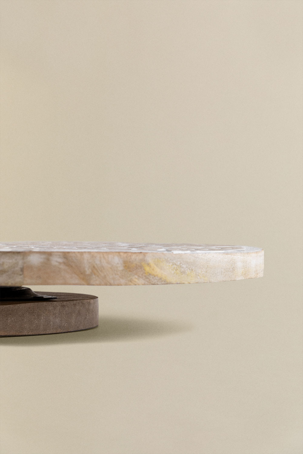 Tabla giratoria en madera de mango (Ø40 cm) Torya SKLUM