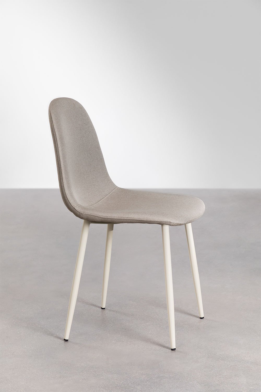 Pack de 4 sillas de comedor en tela y acero Glamm Deluxe, imagen de galería 3