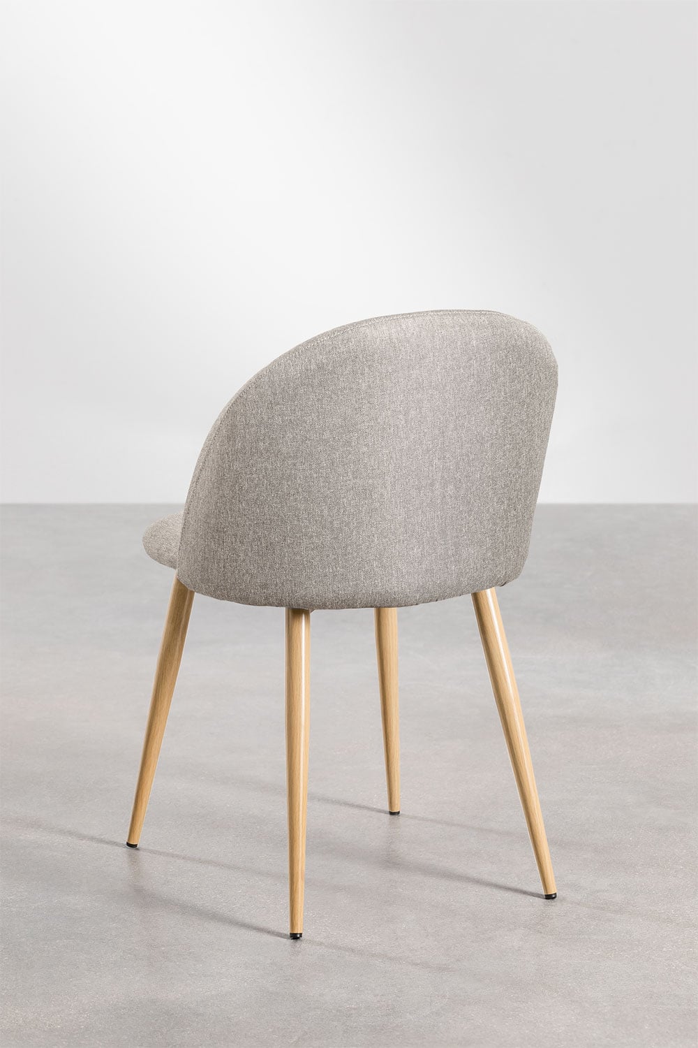 Pack de 4 sillas de comedor tapizadas y en acero Kana           , imagen de galer&iacute;a 3