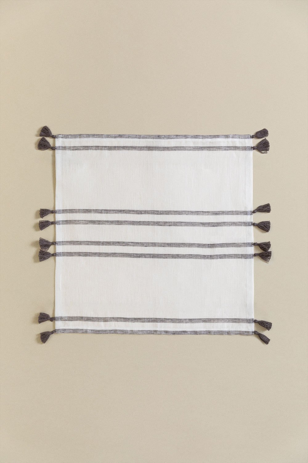 Set de 2 sevilletas en lino Isabella   , imagen de galería 3