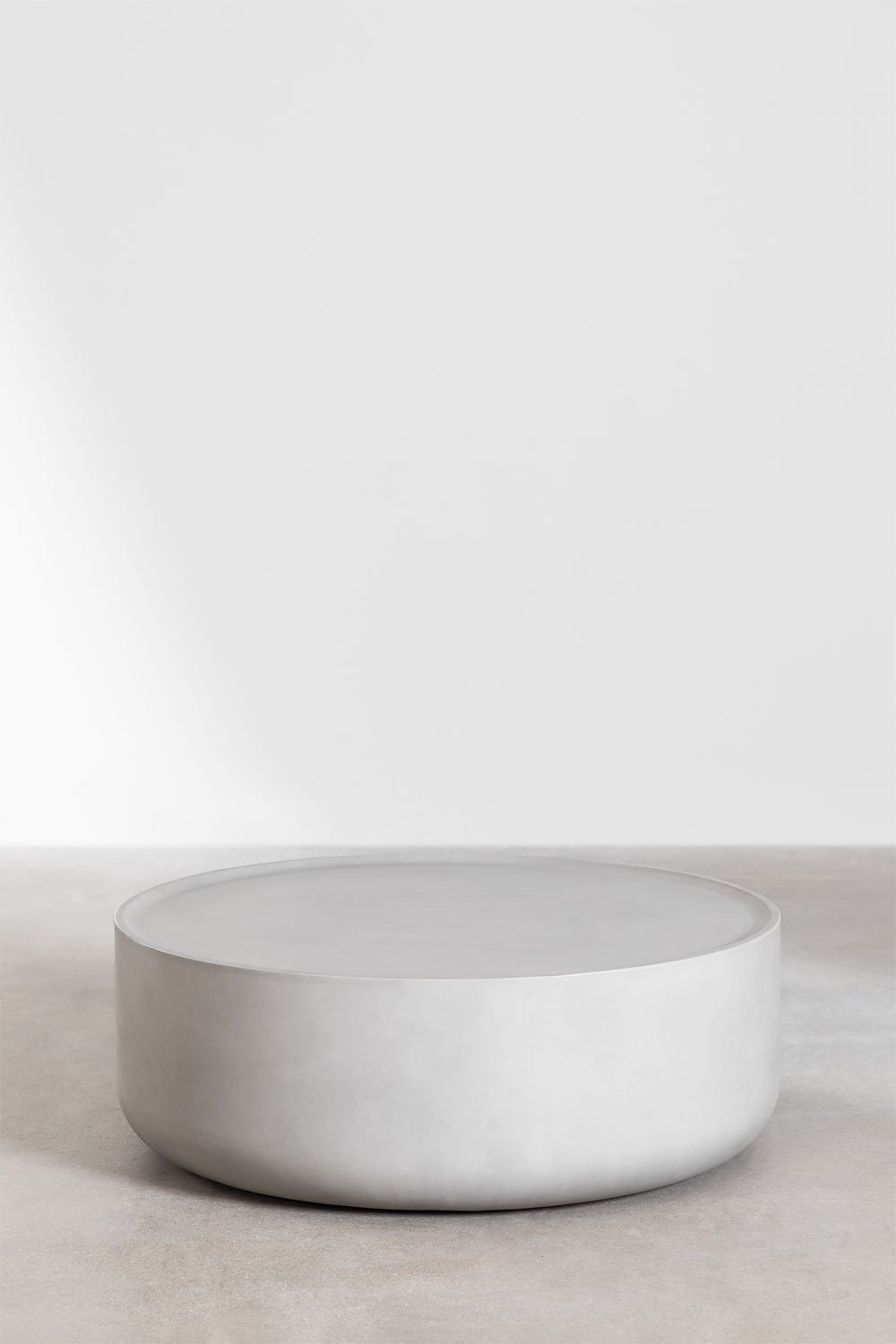 Mesa de centro para jardín redonda Ø80 cm en cemento Darwys   , imagen de galer&iacute;a 3