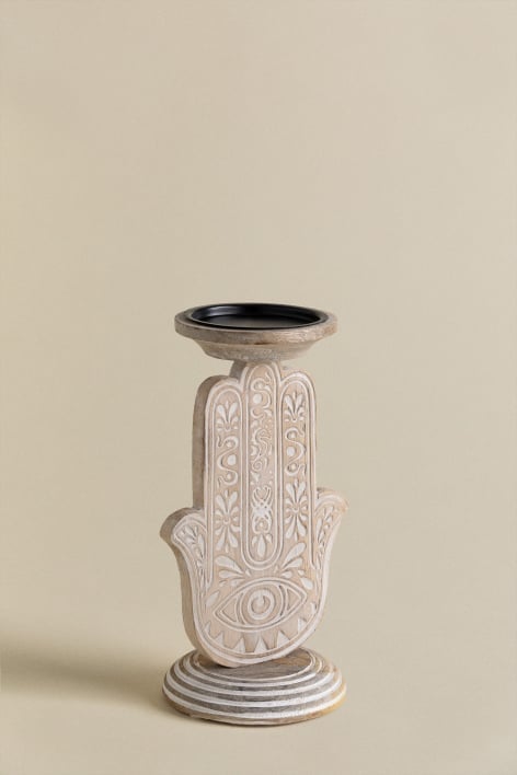 Candelabro en madera de mango Diorone