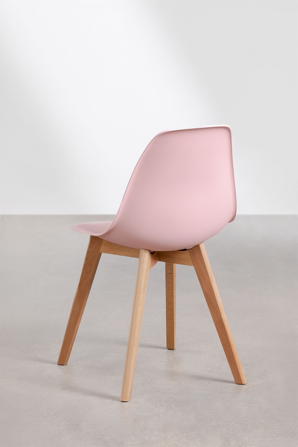 Silla de comedor en polipropileno y madera de haya Scand Nordic, imagen de galería 5