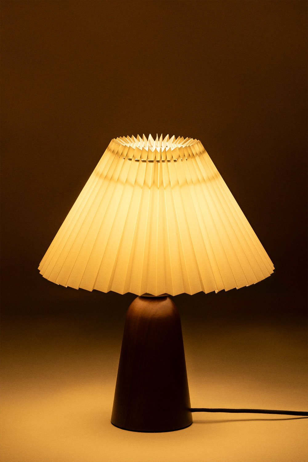 Lámpara de mesa en madera Jeremaia , imagen de galería 4