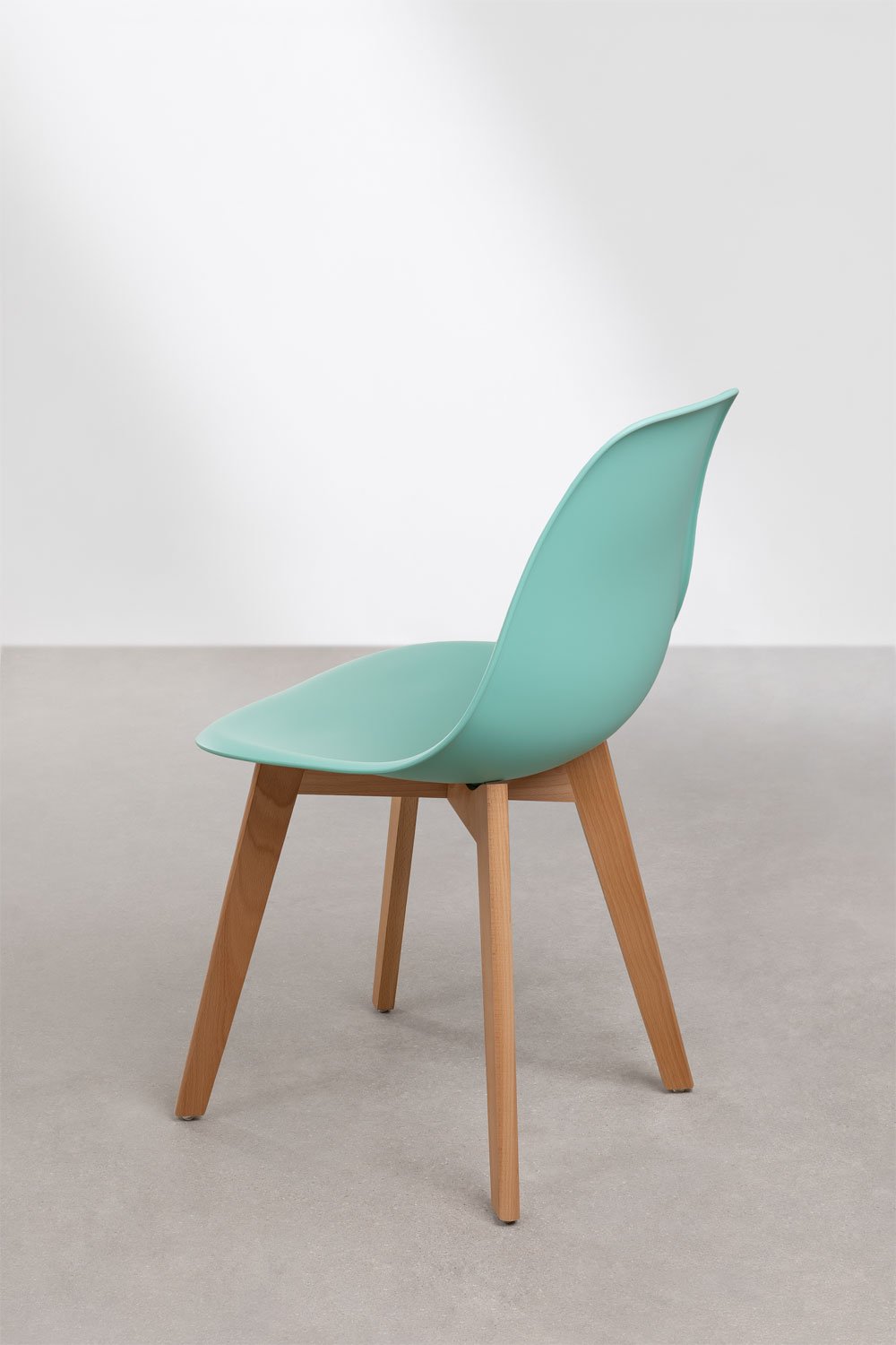 Pack de 4 sillas de comedor en polipropileno y madera de haya Scand Nordic , imagen de galer&iacute;a 5