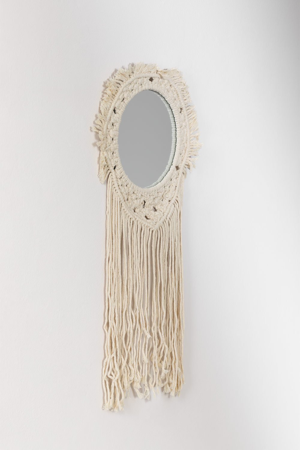 Espejo de Pared en Macramé Denot , imagen de galería 2
