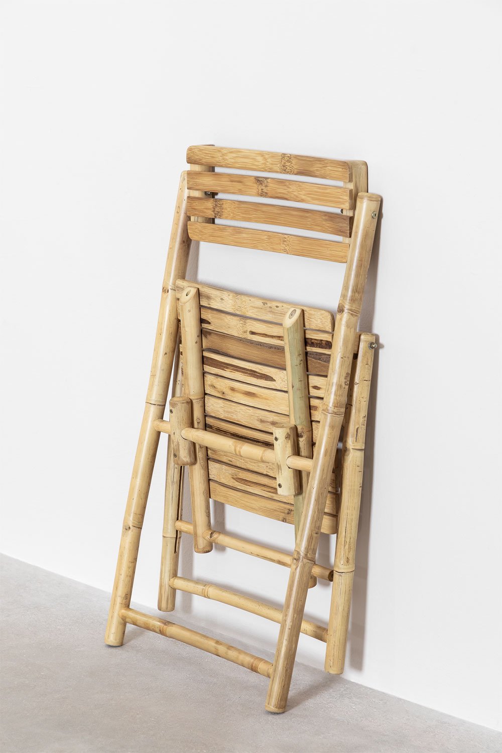 Pack de 2 Sillas de Comedor Plegables en Bambú Nelida , imagen de galería 8