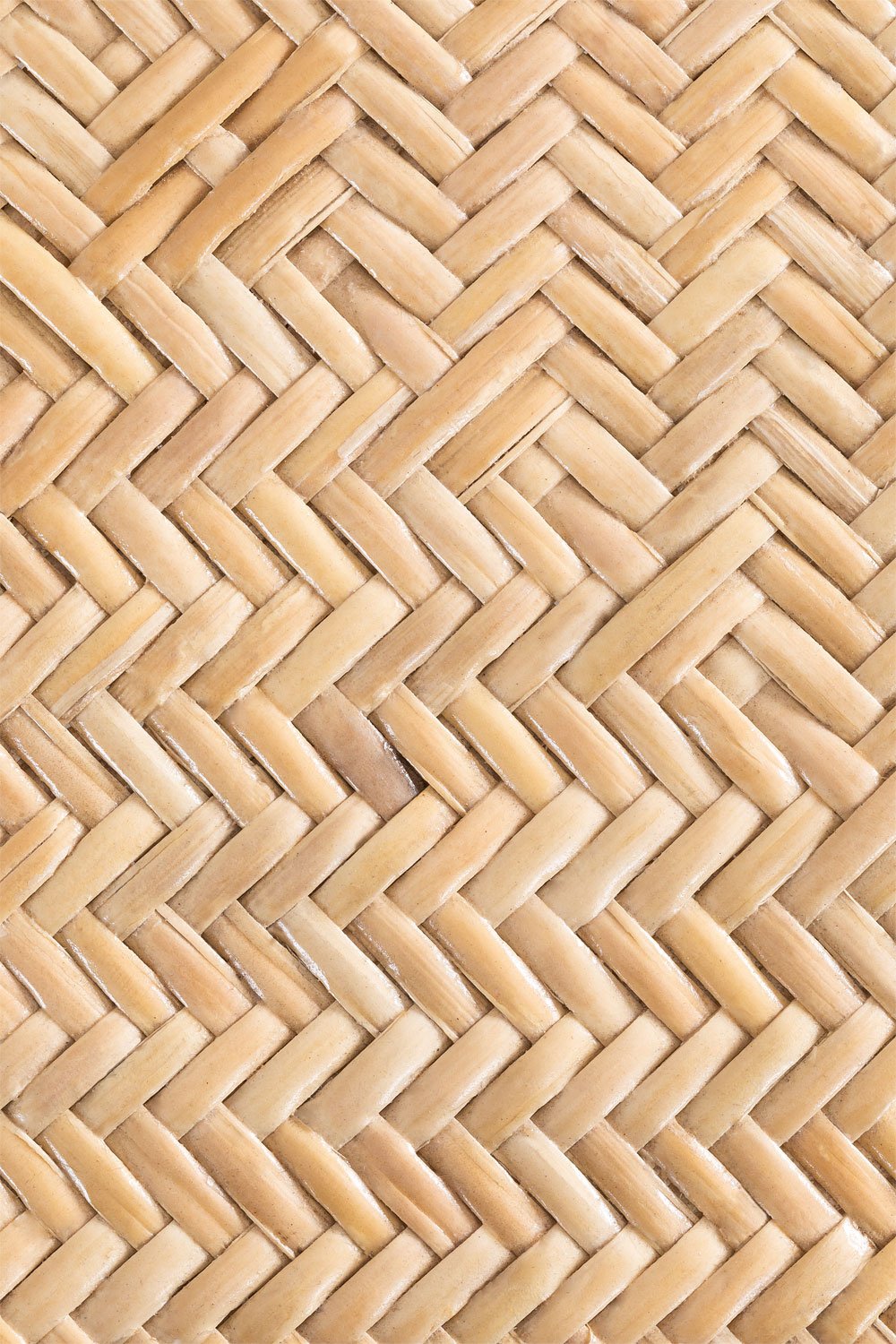 Taburete alto de jardín 65 cm en ratán acabdo natural Jachel, imagen de galería 5