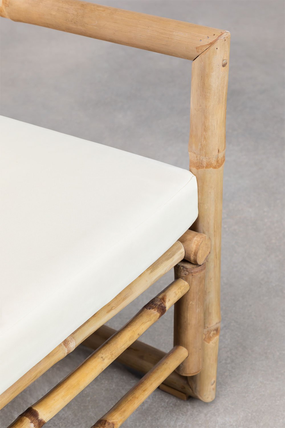 Pack de 2 sillones de jardín en bambú Livayna, imagen de galería 7