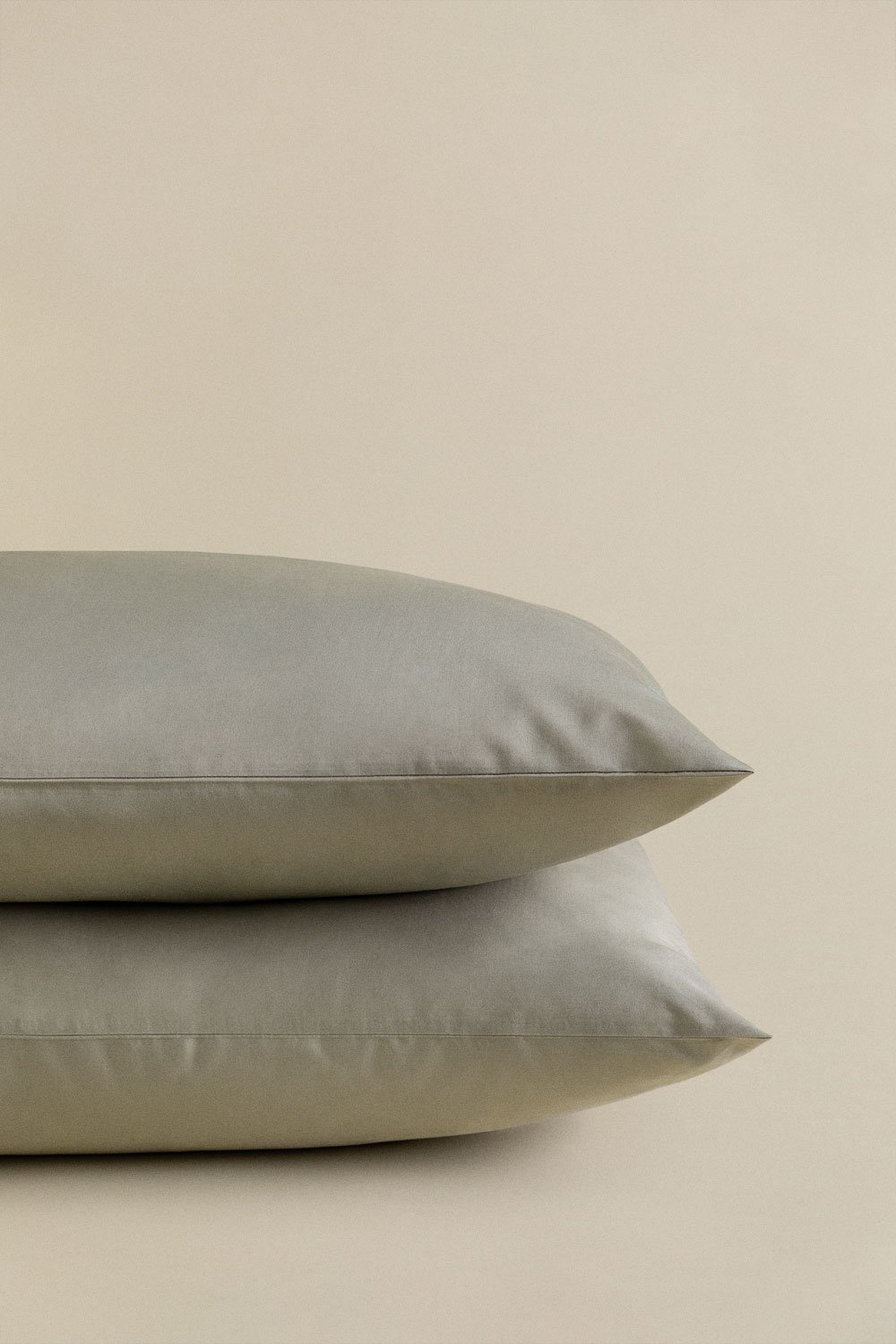 Set de 2 fundas de almohada en satén de 300 hilos Sampras, imagen de galería 4