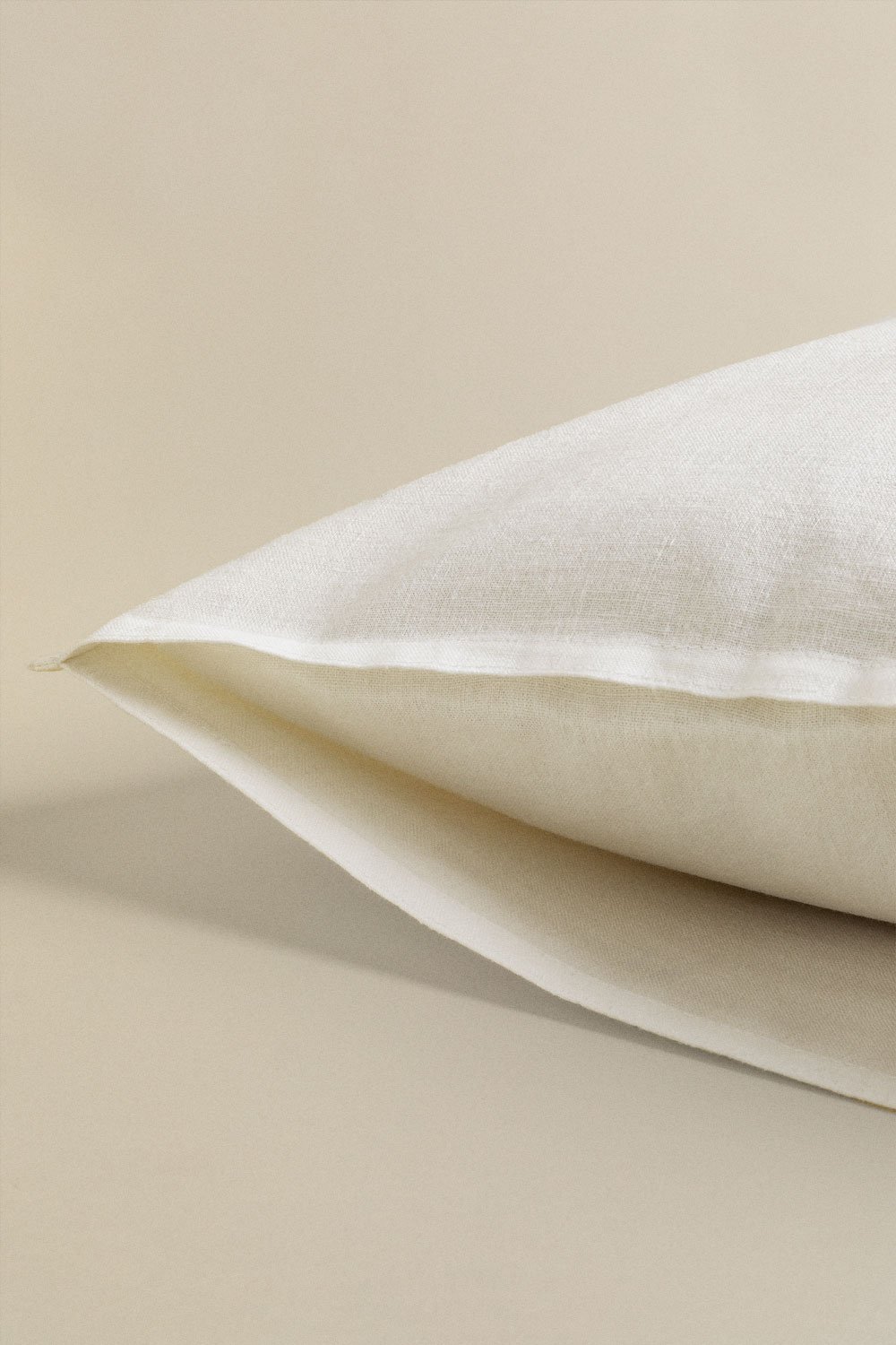 Set de 2 fundas de almohada en lino de 160g/m² Sorana, imagen de galería 4