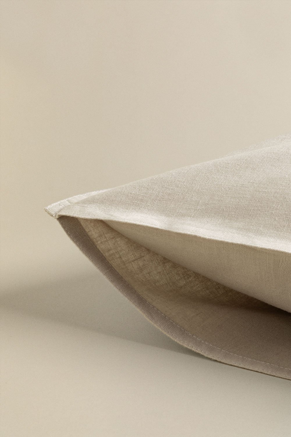 Set de 2 fundas de almohada en lino de 160g/m² Sorana, imagen de galería 4