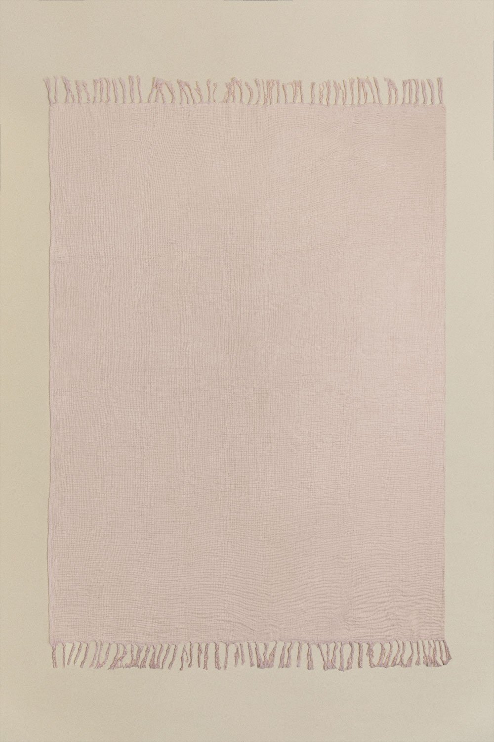 Manta plaid gasa de algodón (185x125 cm) Eloi, imagen de galería 2