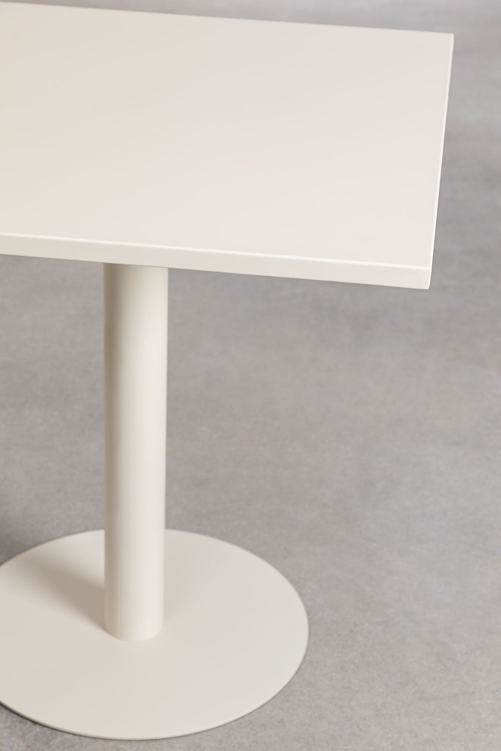 Mesa de cocina cuadrada 70x70 cm en hierro Mizzi, imagen de galer&iacute;a 3