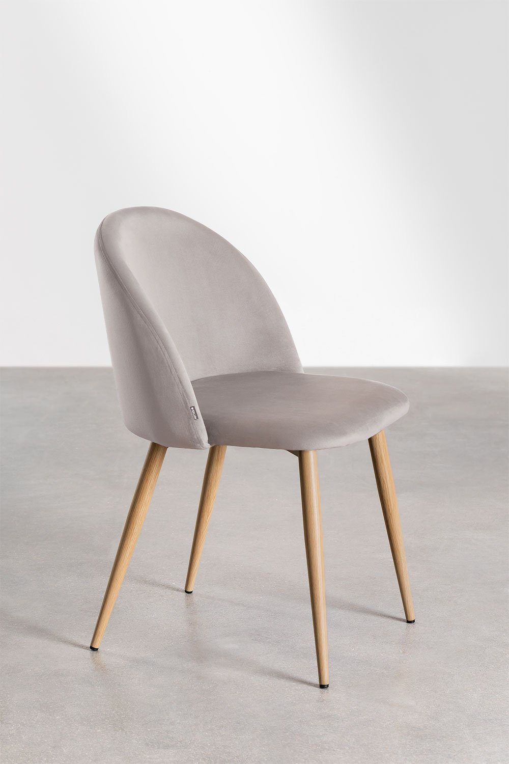 Silla de comedor en terciopelo Kana   , imagen de galería 3