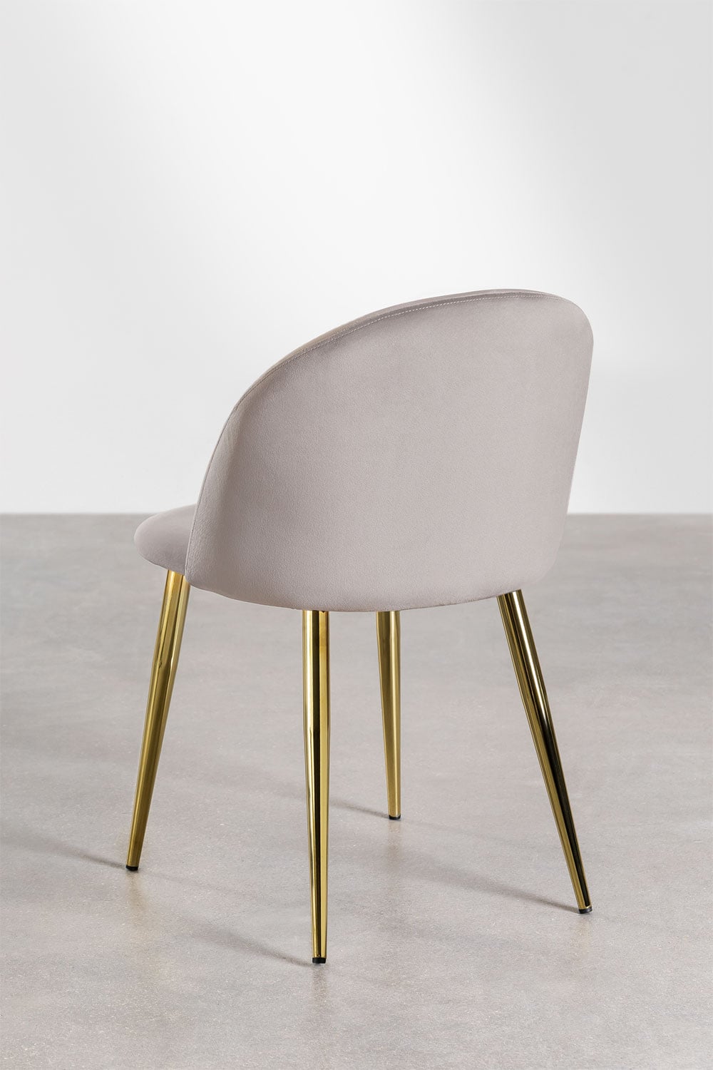 Pack de 4 sillas de comedor en terciopelo Kana   , imagen de galer&iacute;a 3