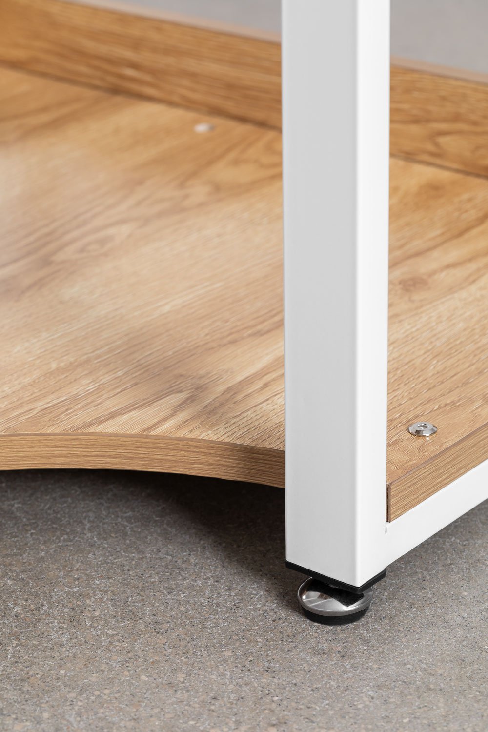 Armario modular abierto esquinero de 3 piezas con perchero en acero y MDF Ariaster        , imagen de galer&iacute;a 6