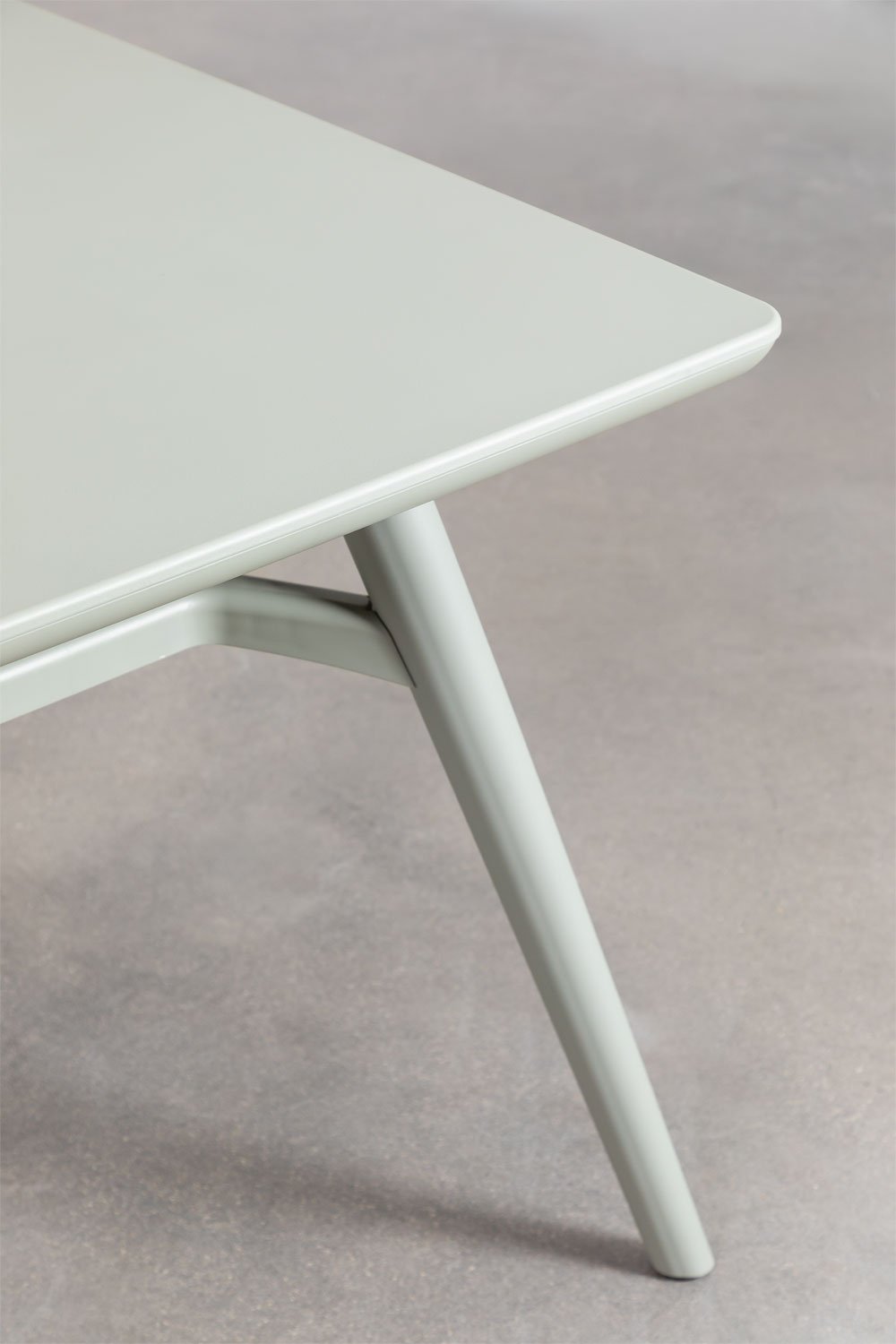 Mesa de jardín rectangular 135x80 cm en polipropileno Scand, imagen de galer&iacute;a 5