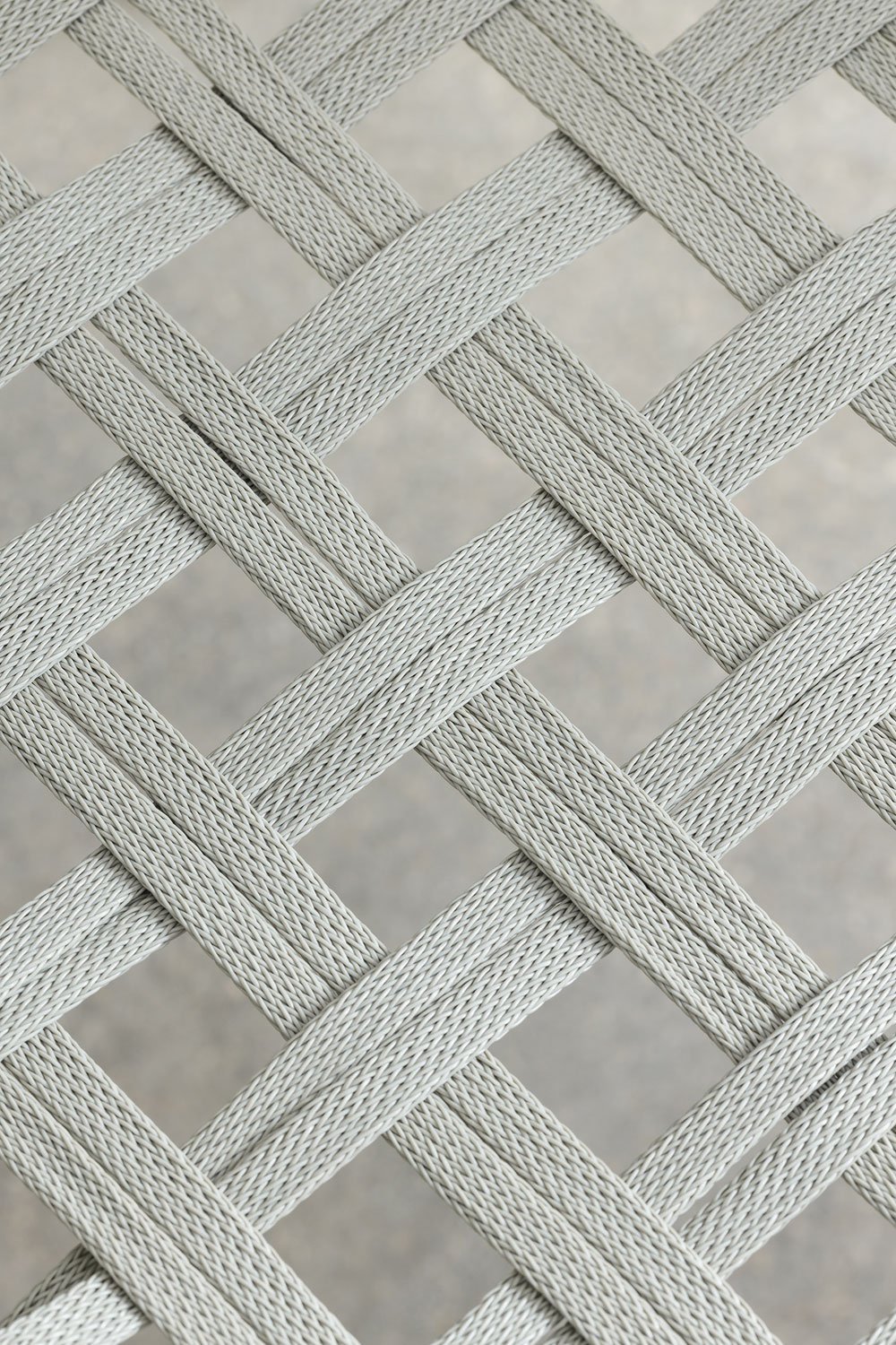 Silla de jardín con reposabrazos en hierro y cuerda trenzada Jocelyn, imagen de galer&iacute;a 6