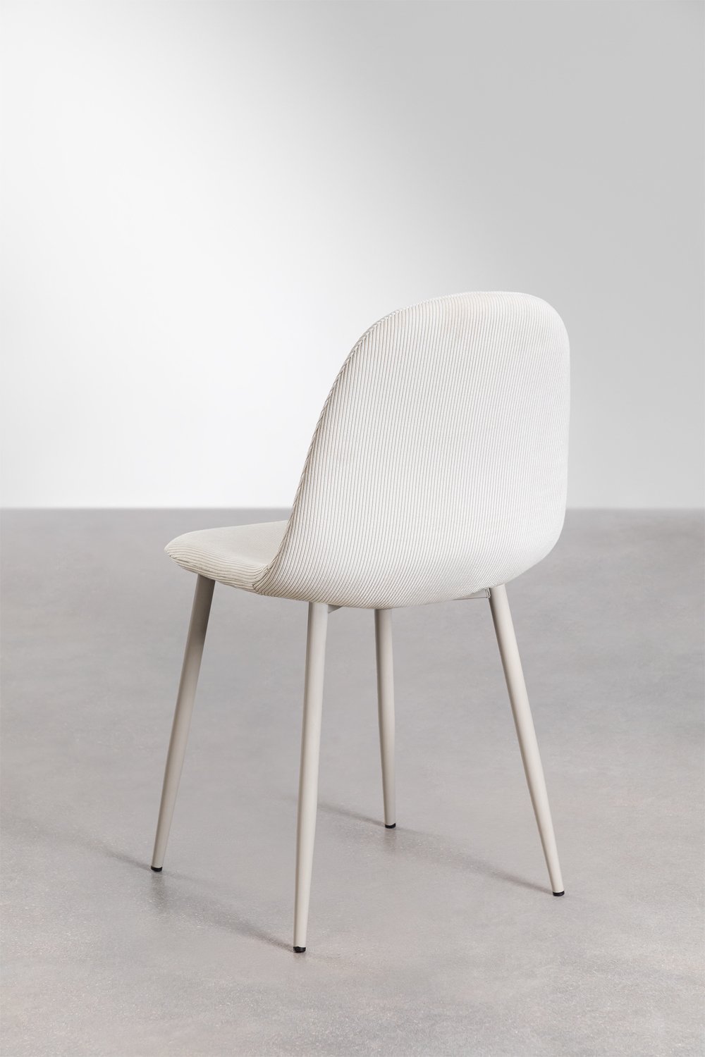 Pack de 4 sillas de comedor en tela y acero Glamm Deluxe, imagen de galería 2