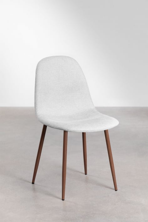 Pack de 4 Sillas de Comedor Glamm - Madera Oscura