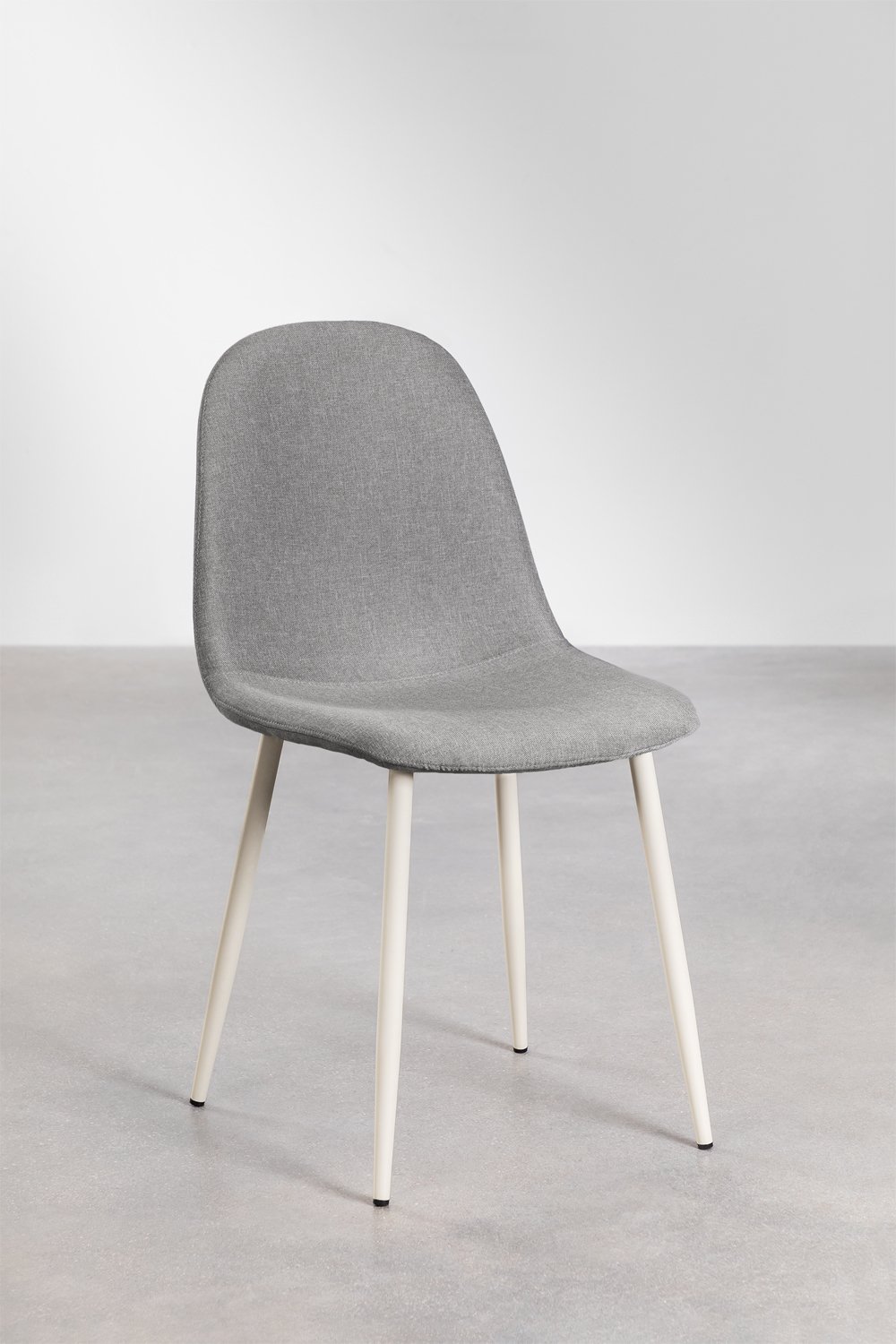 Pack de 4 sillas de comedor en tela y acero Glamm Deluxe, imagen de galería 2