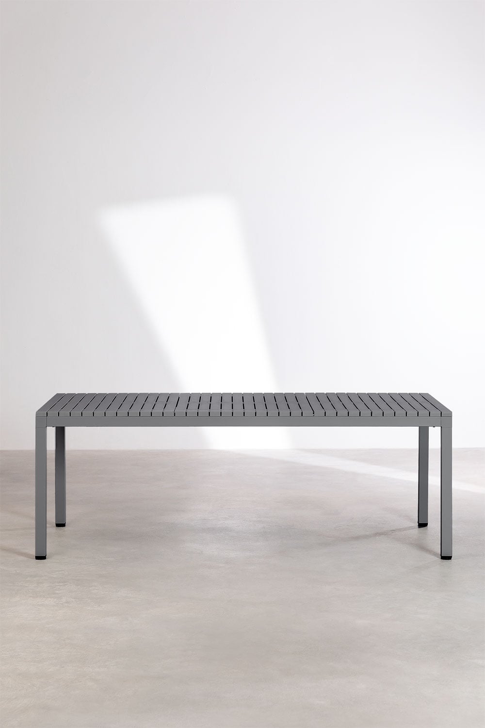 Mesa de jardín rectangular 210x100 cm en aluminio Marti  , imagen de galer&iacute;a 3