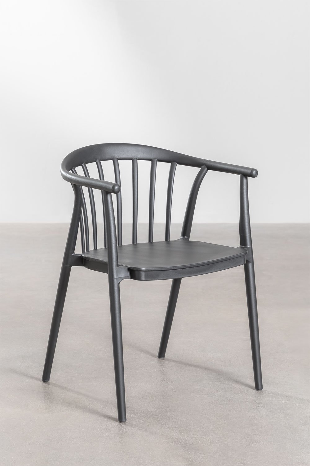 Silla de jardín apilable con reposabrazos Ivor, imagen de galería 2