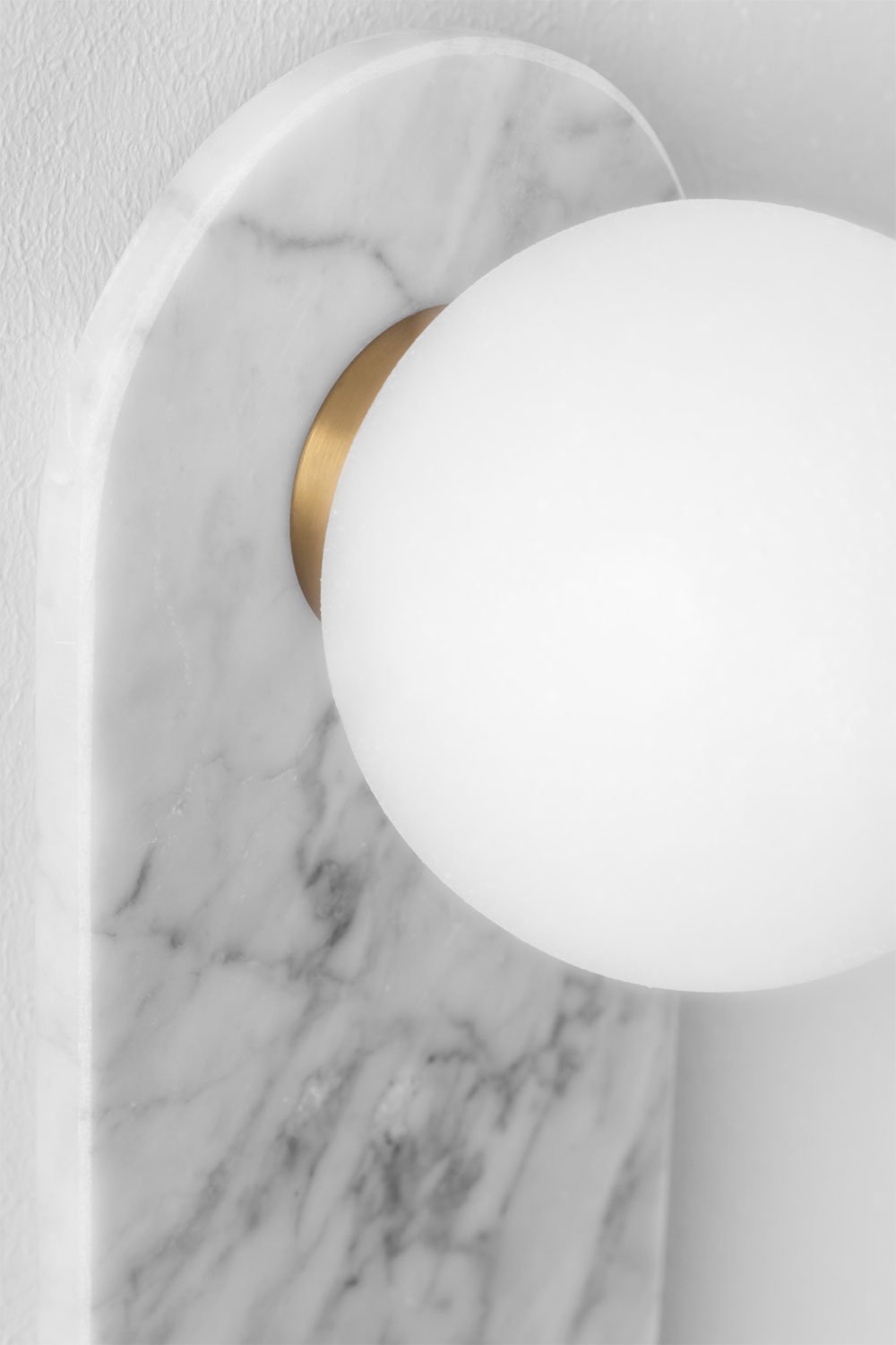 Aplique de Pared en Mármol y Cristal Eustace  , imagen de galería 5