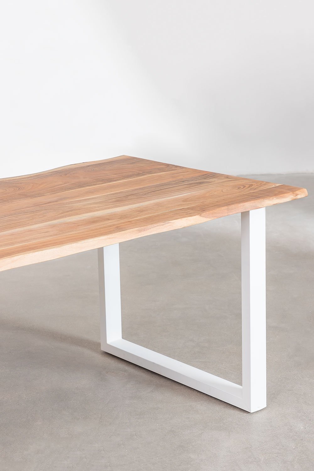Mesa de comedor rectangular en madera de acacia Sami   , imagen de galería 4